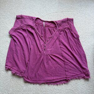 Free people Blouse XS super oversized